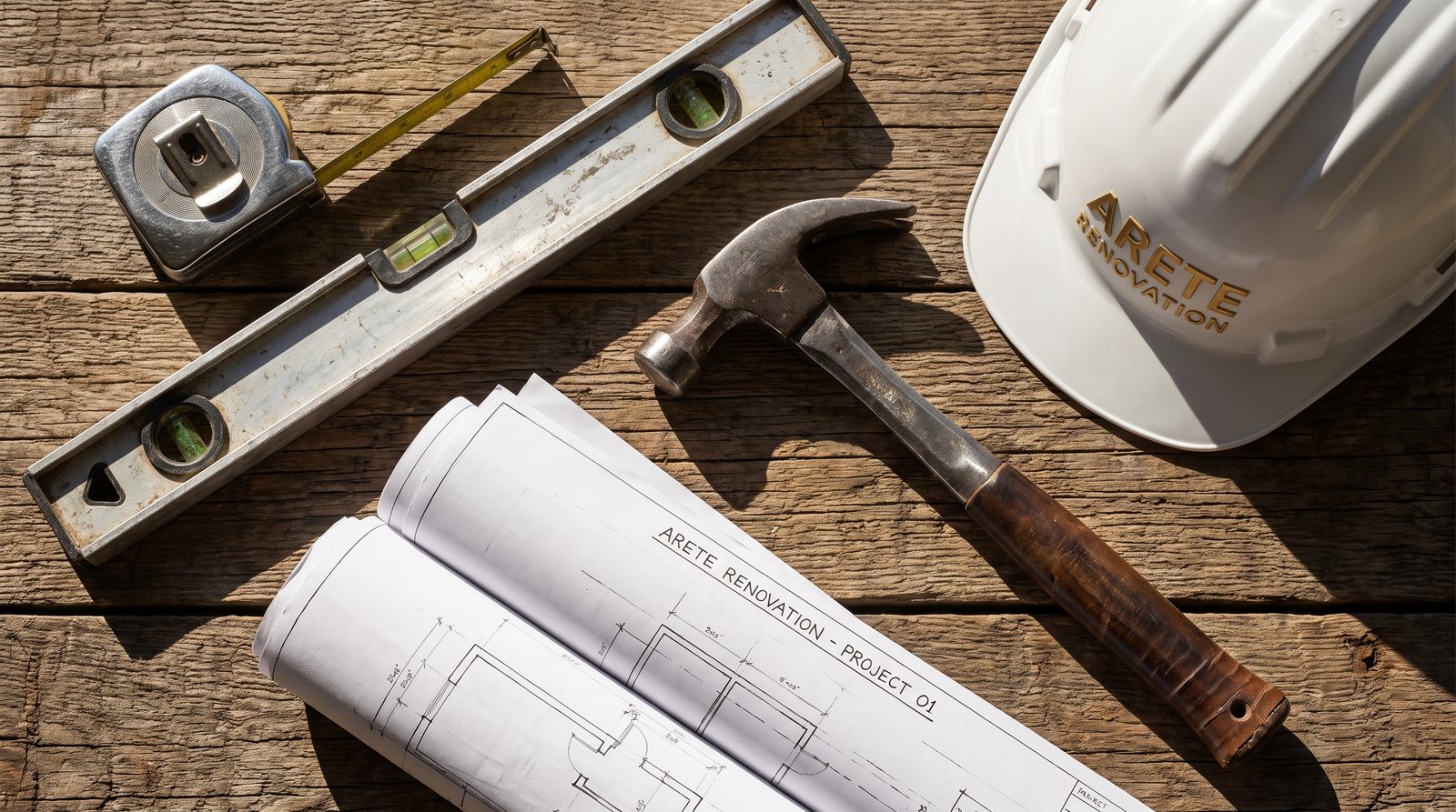Arete Renovation craftsman working on a home remodel in Toronto
